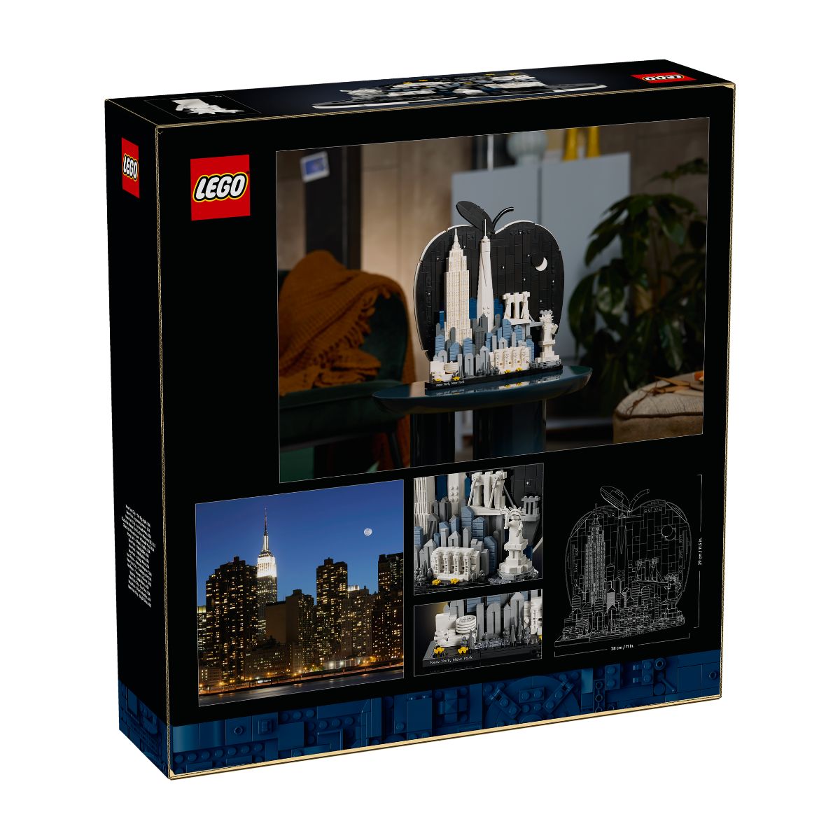 Đồ Chơi Lắp Ráp Thành Phố New York LEGOARCHITECTURE 21066 (1465 Chi Tiết)