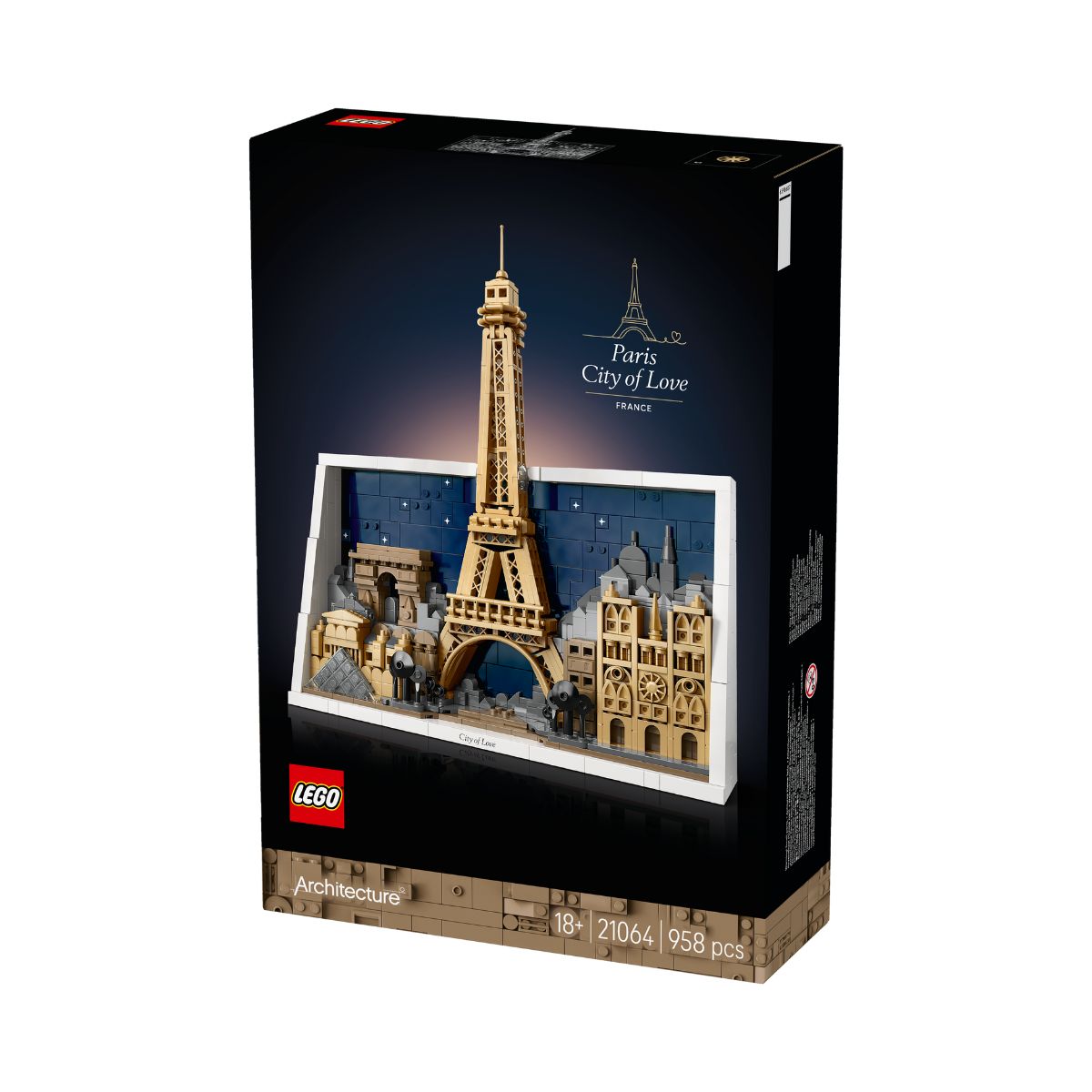 Đồ Chơi Lắp Ráp Thành Phố Paris LEGO ARCHITECTURE 21064 (958 chi tiết)