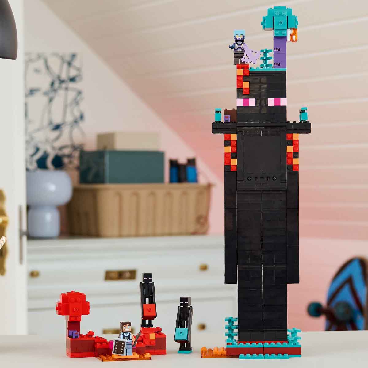 Đồ Chơi Lắp Ráp Tháp Enderman LEGO MINECRAFT 21279 (867 chi tiết)
