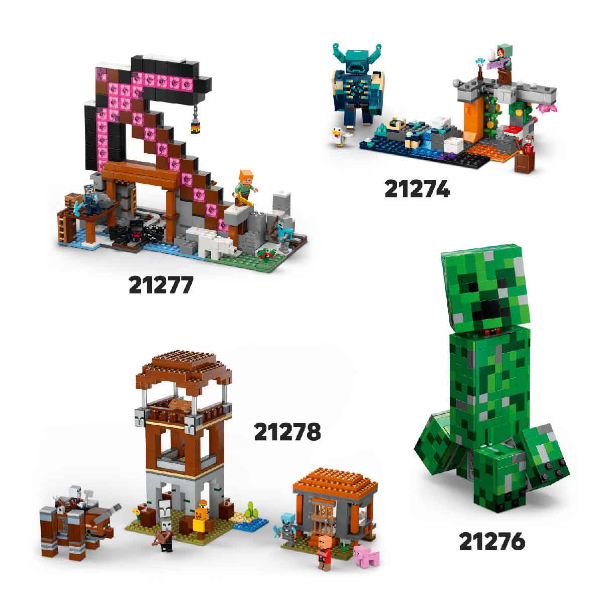 Đồ Chơi Lắp Ráp Tháp Enderman LEGO MINECRAFT 21279 (867 chi tiết)