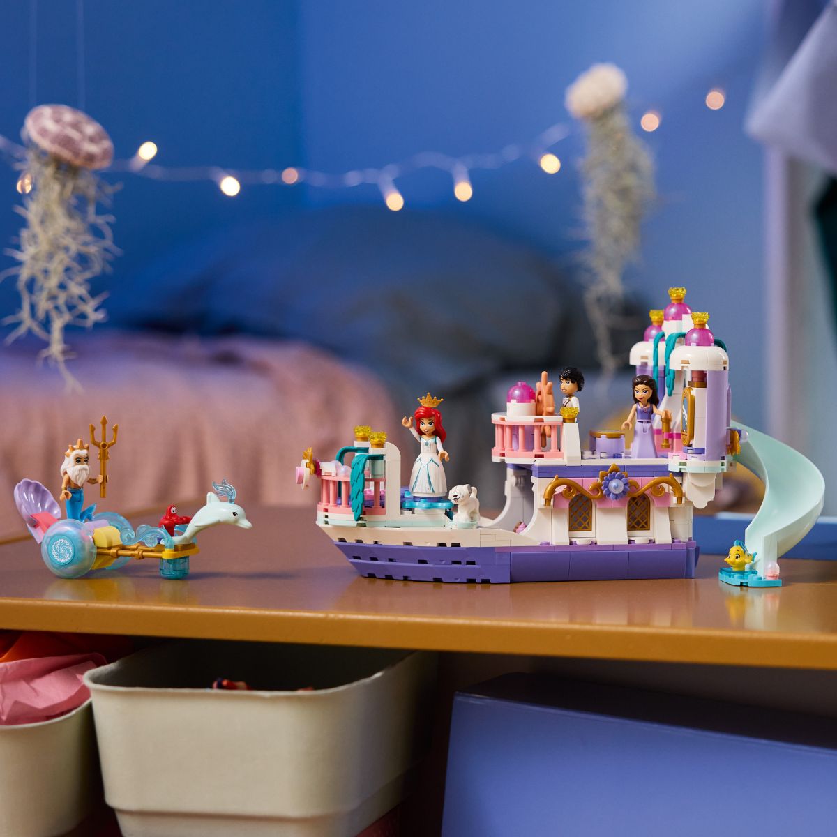 Đồ Chơi Lắp Ráp Thuyền Đám Cưới Hoàng Gia Của Ariel LEGO DISNEY PRINCESS 43299 (519 chi tiết)