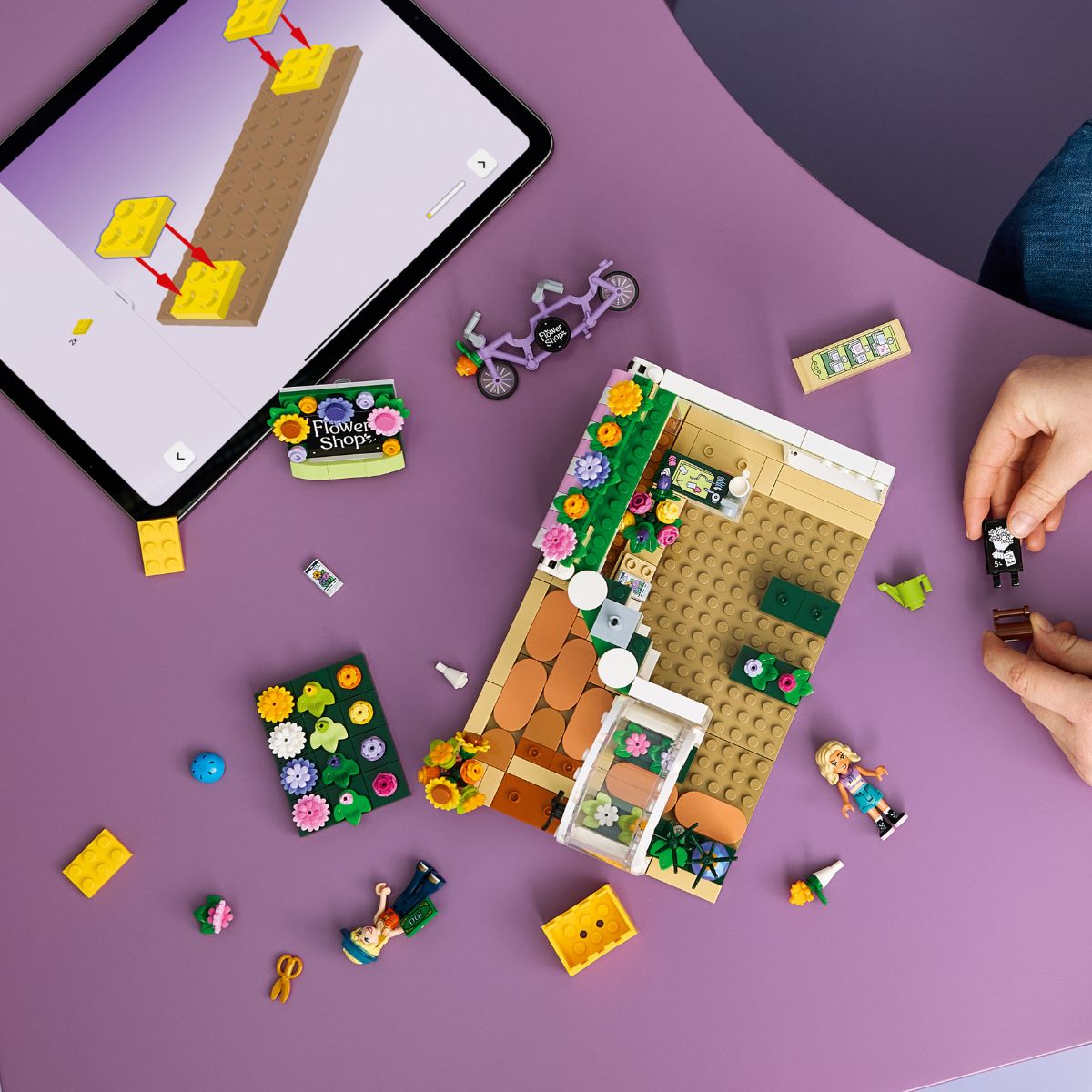Đồ Chơi Lắp Ráp Tiệm Hoa Đầy Sắc Màu LEGO FRIENDS 42693 (377 chi tiết)