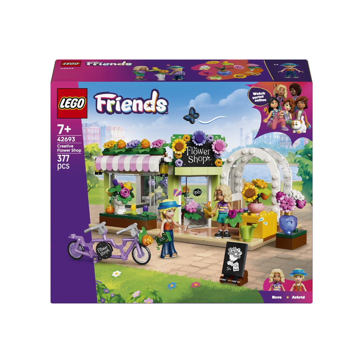 Đồ Chơi Lắp Ráp Tiệm Hoa Đầy Sắc Màu LEGO FRIENDS 42693 (377 chi tiết)