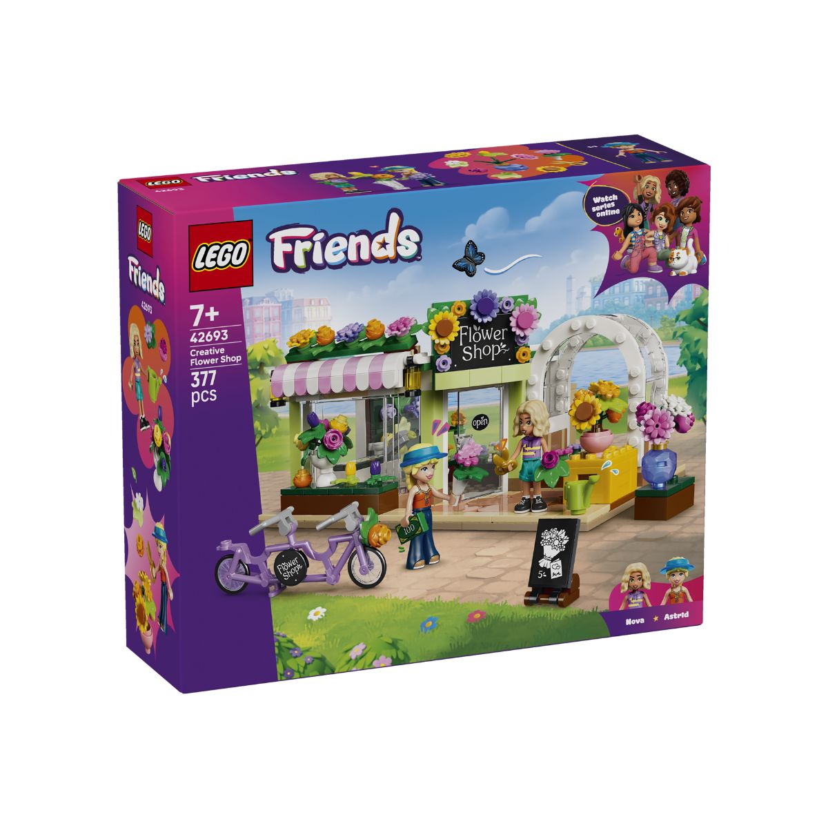 Đồ Chơi Lắp Ráp Tiệm Hoa Đầy Sắc Màu LEGO FRIENDS 42693 (377 chi tiết)