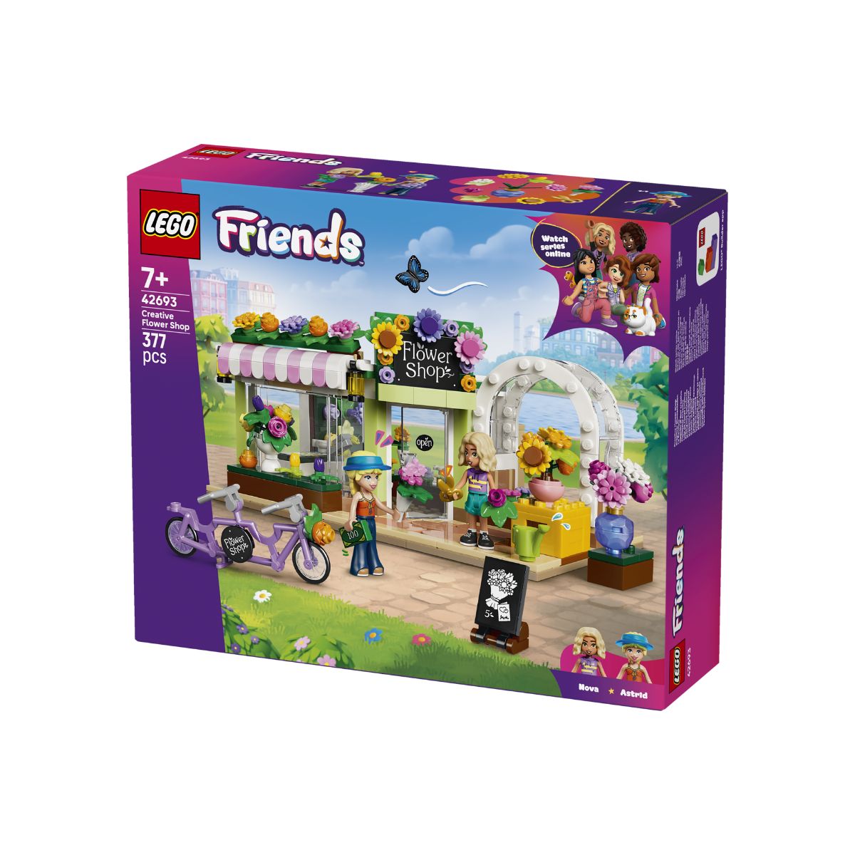Đồ Chơi Lắp Ráp Tiệm Hoa Đầy Sắc Màu LEGO FRIENDS 42693 (377 chi tiết)