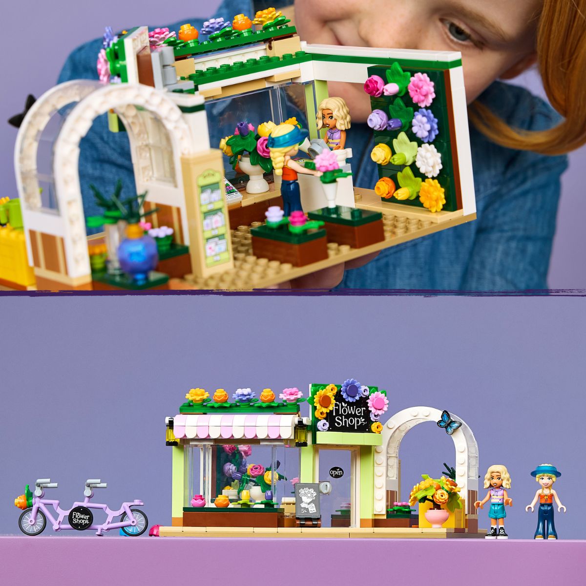 Đồ Chơi Lắp Ráp Tiệm Hoa Đầy Sắc Màu LEGO FRIENDS 42693 (377 chi tiết)
