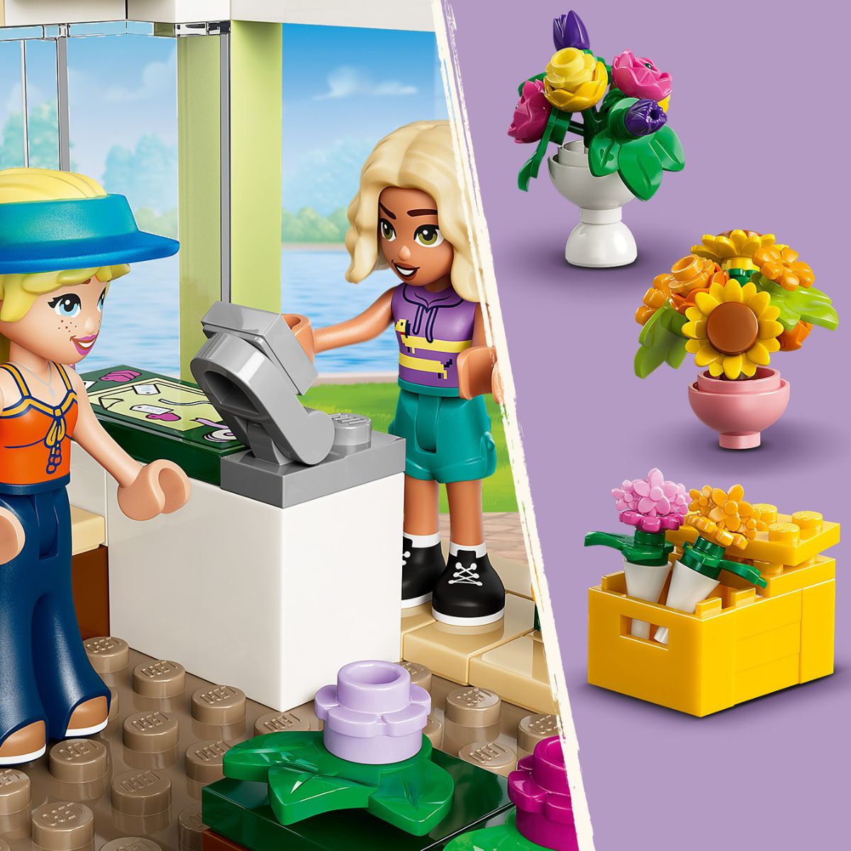 Đồ Chơi Lắp Ráp Tiệm Hoa Đầy Sắc Màu LEGO FRIENDS 42693 (377 chi tiết)