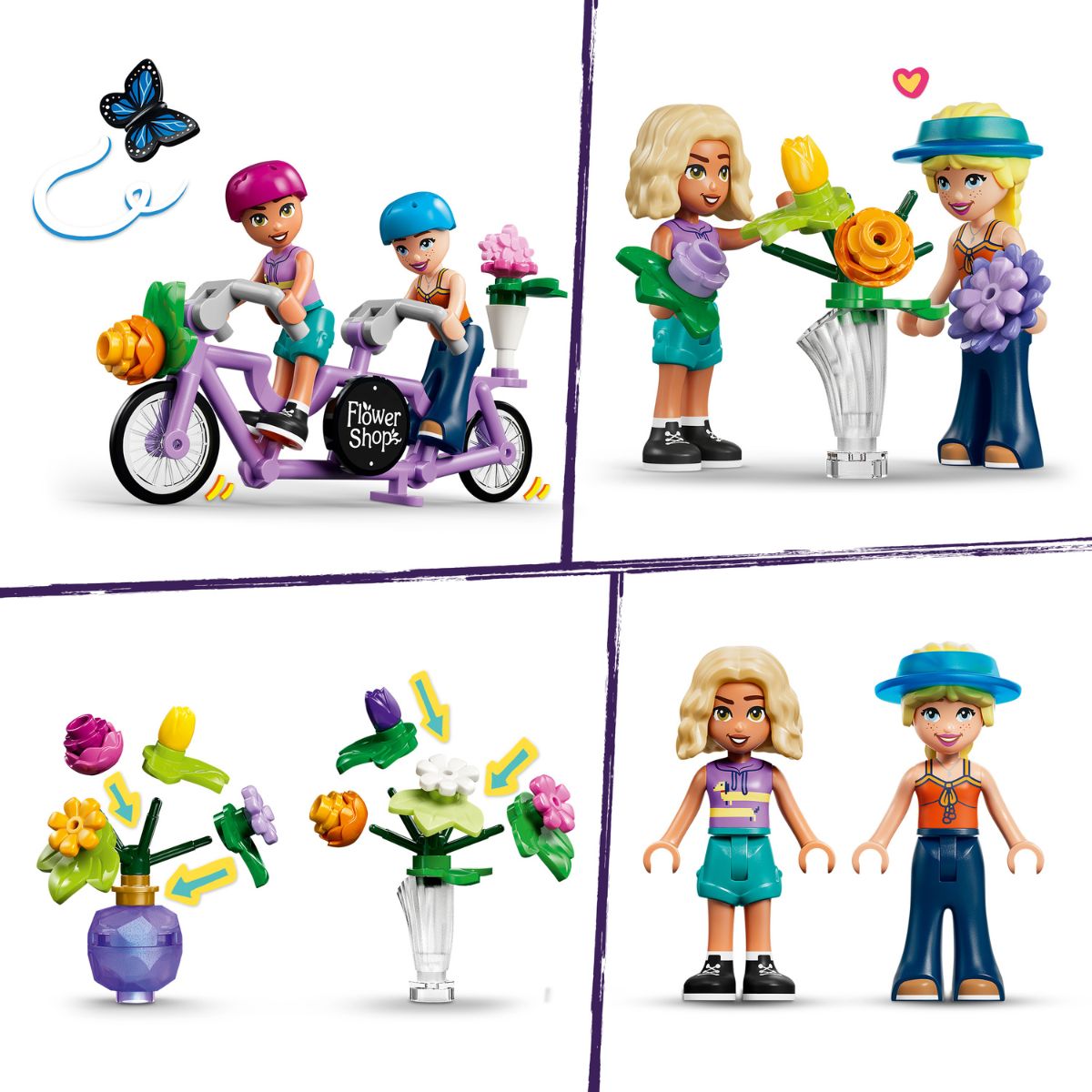 Đồ Chơi Lắp Ráp Tiệm Hoa Đầy Sắc Màu LEGO FRIENDS 42693 (377 chi tiết)