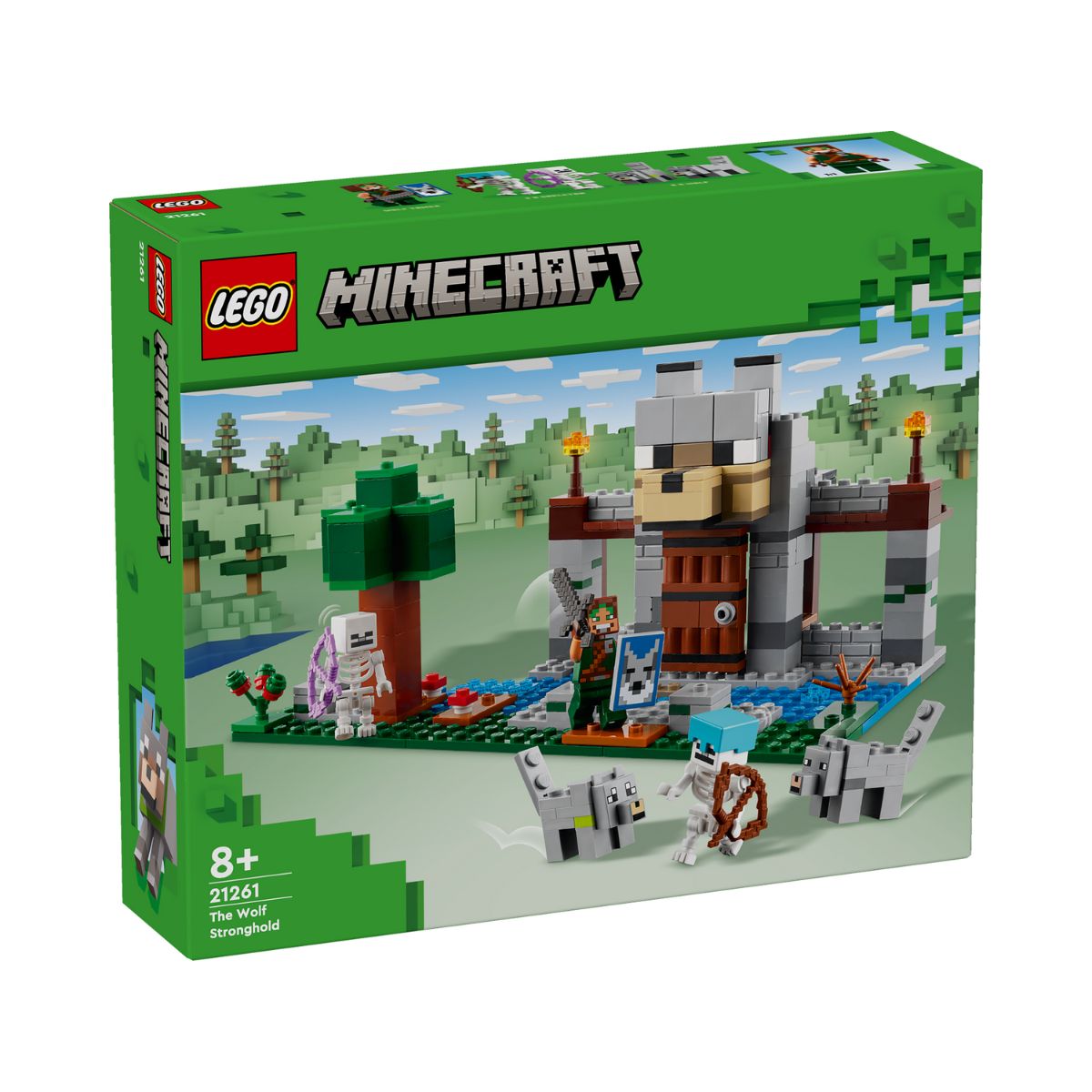 Đồ Chơi Lắp Ráp Tòa Thành Sói LEGO MINECRAFT 21261