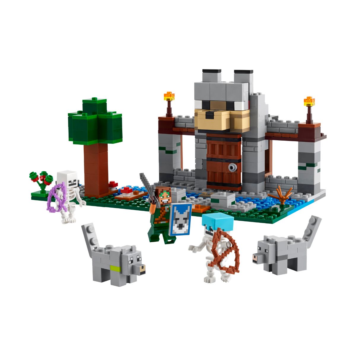 Đồ Chơi Lắp Ráp Tòa Thành Sói LEGO MINECRAFT 21261