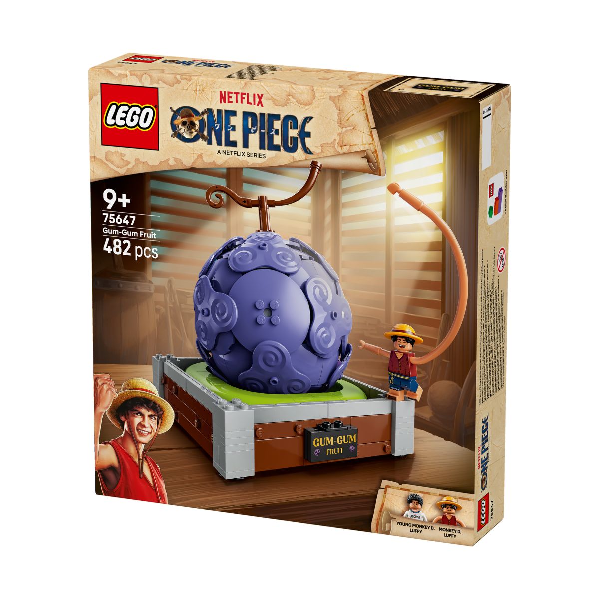 Đồ Chơi Lắp Ráp Trái Ác Quỷ Gum Gum LEGO ONE PIECE 75647 (482 Chi Tiết)