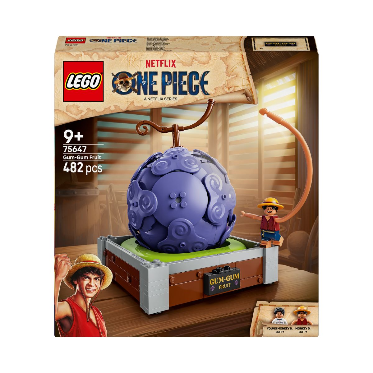 Đồ Chơi Lắp Ráp Trái Ác Quỷ Gum Gum LEGO ONE PIECE 75647 (482 Chi Tiết)