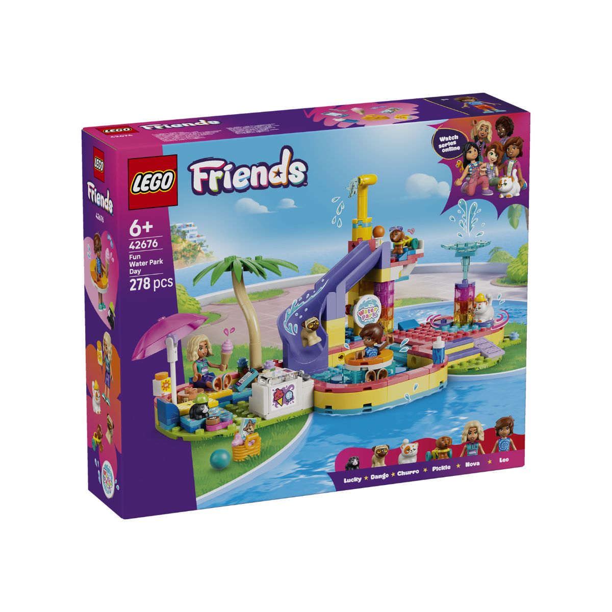 Đồ Chơi Lắp Ráp Trải Nghiệm Công Viên Nước Sôi Động LEGO FRIENDS 42676 (278 chi tiết)