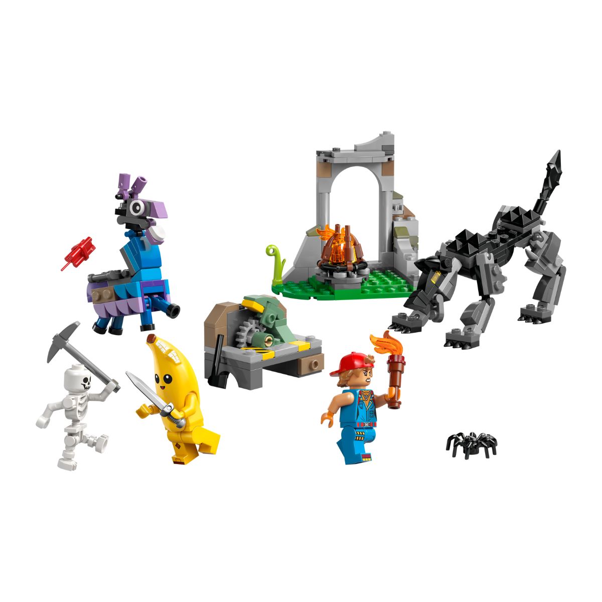 Đồ Chơi Lắp Ráp Trại Phiêu Lưu Của Peely Và Sparkplug LEGO FORTNITE 77075 (250 chi tiết)