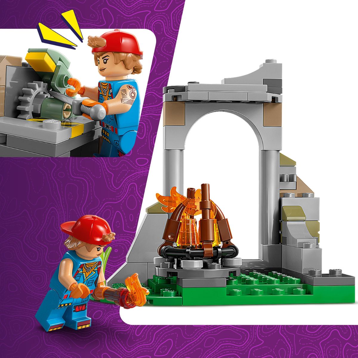 Đồ Chơi Lắp Ráp Trại Phiêu Lưu Của Peely Và Sparkplug LEGO FORTNITE 77075 (250 chi tiết)