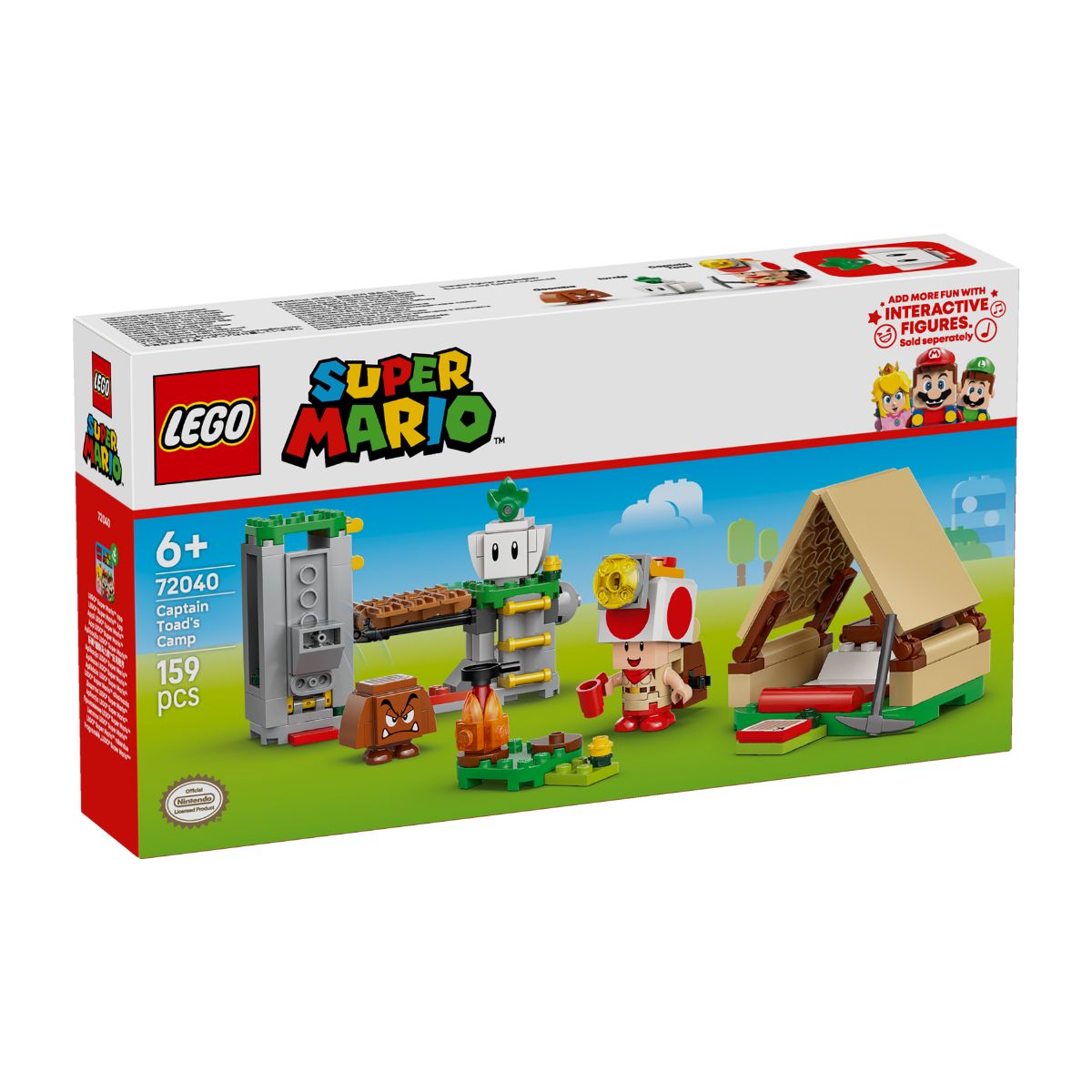 Đồ Chơi Lắp Ráp Trại Thám Hiểm Của Đội Trưởng Toad LEGO SUPER MARIO 72040 (159 chi tiết)