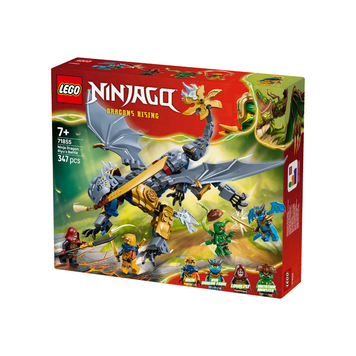 Đồ Chơi Lắp Ráp Trận Chiến Của Rồng Riyu LEGO NINJAGO 71855 (347 chi tiết)