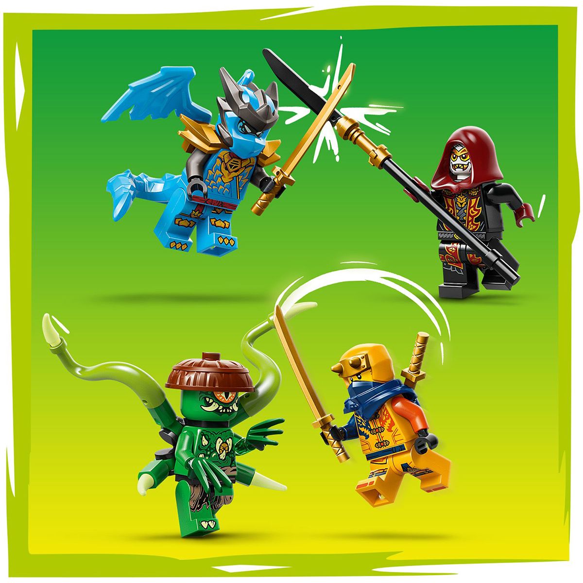 Đồ Chơi Lắp Ráp Trận Chiến Của Rồng Riyu LEGO NINJAGO 71855 (347 chi tiết)