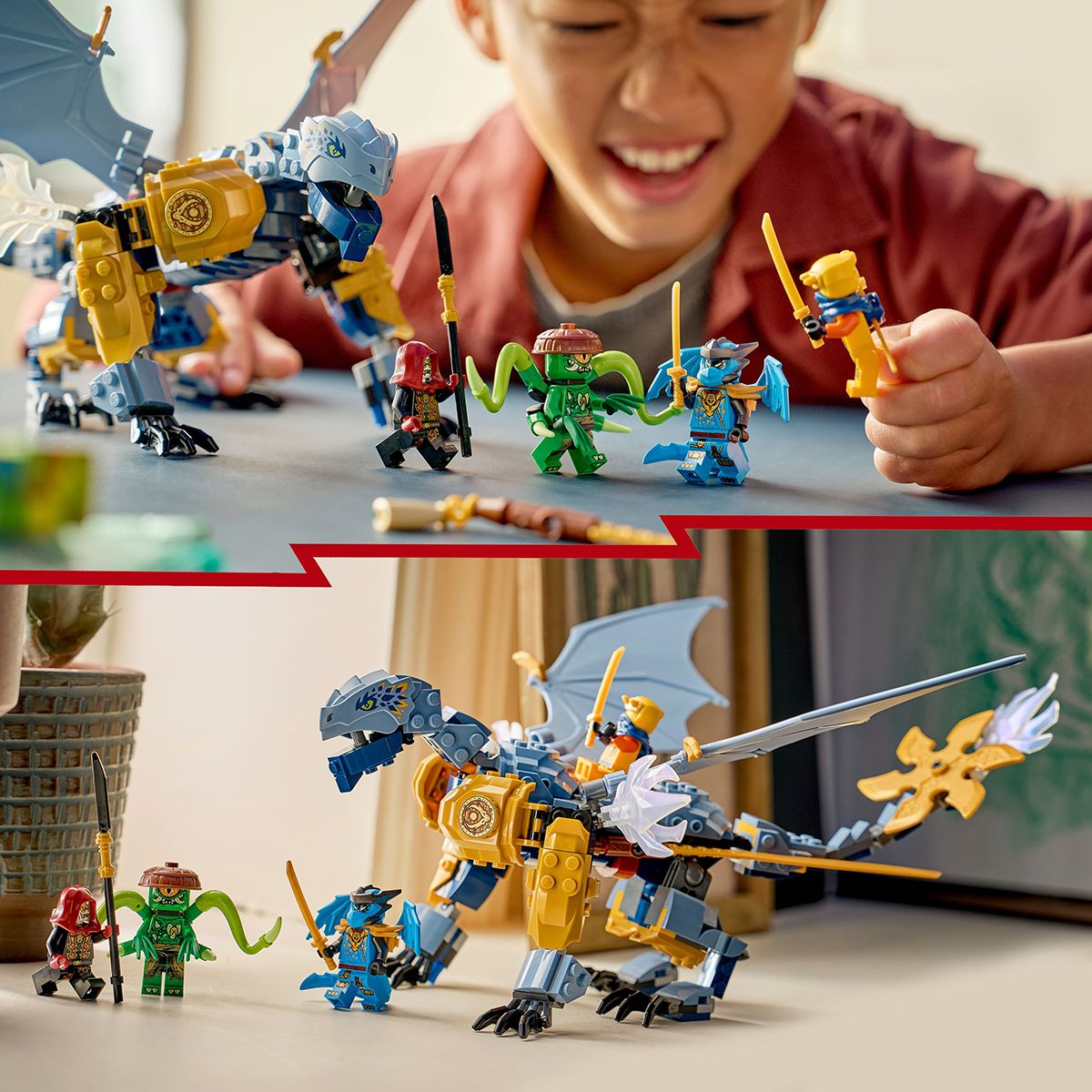 Đồ Chơi Lắp Ráp Trận Chiến Của Rồng Riyu LEGO NINJAGO 71855 (347 chi tiết)