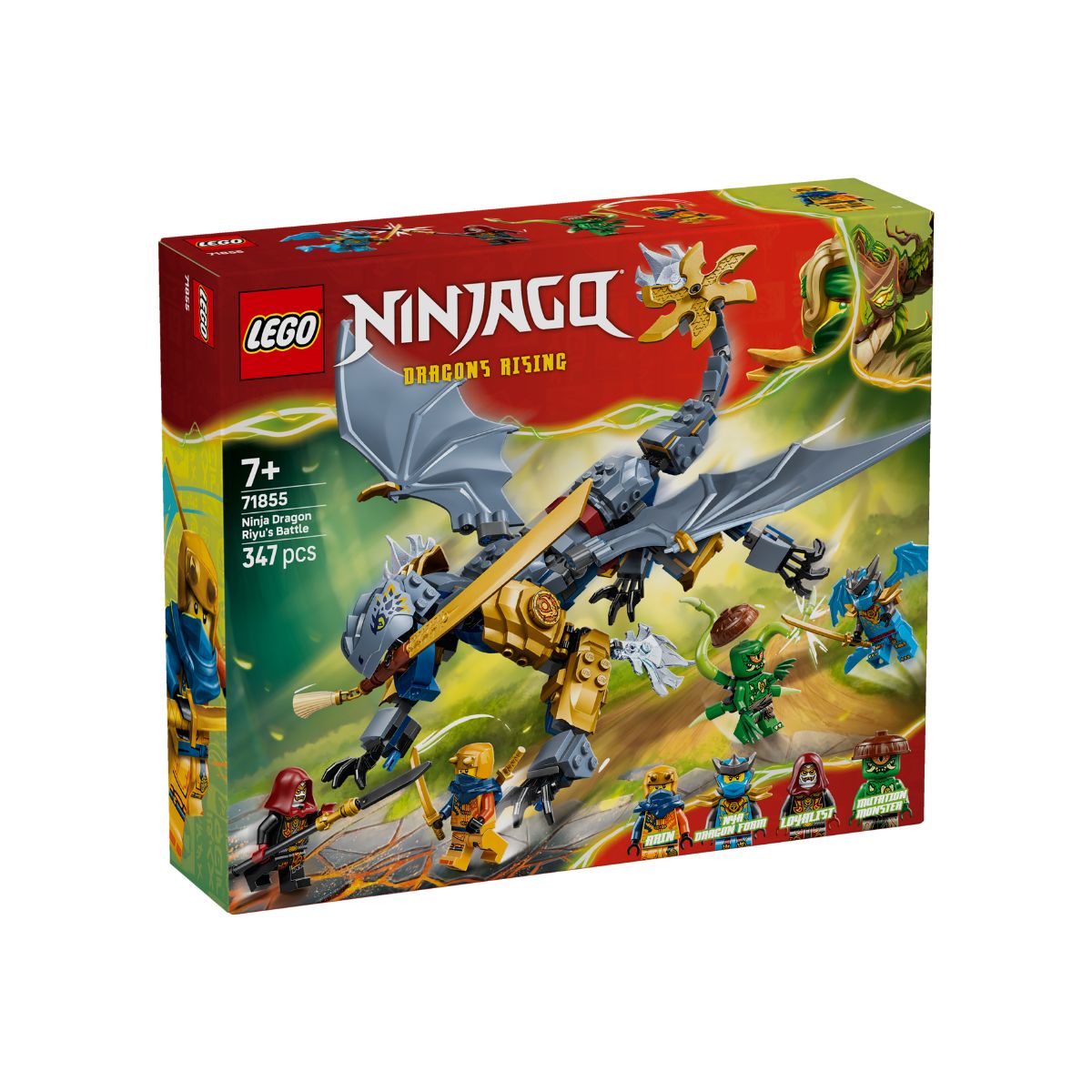 Đồ Chơi Lắp Ráp Trận Chiến Của Rồng Riyu LEGO NINJAGO 71855 (347 chi tiết)