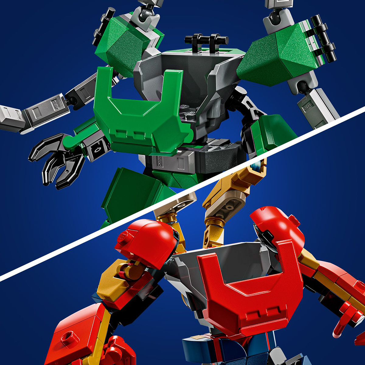 Đồ Chơi Lắp Ráp Trận Chiến Mech: Spider-Man Và Doc Ock LEGO SUPERHEROES 76338