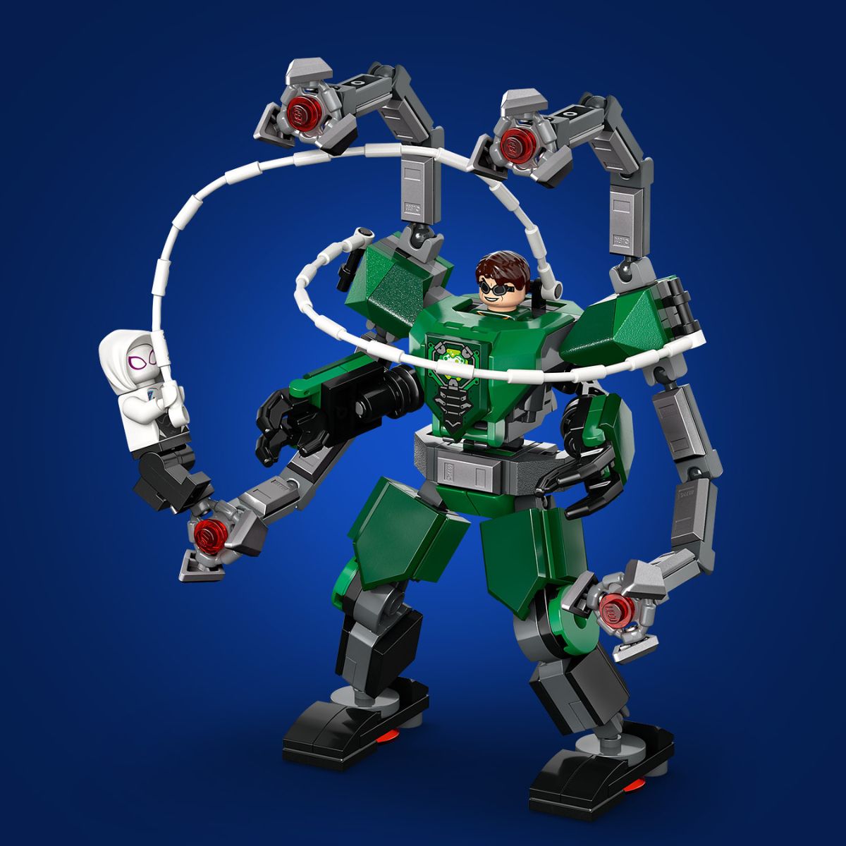 Đồ Chơi Lắp Ráp Trận Chiến Mech: Spider-Man Và Doc Ock LEGO SUPERHEROES 76338