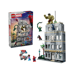 Đồ Chơi Lắp Ráp Trận Chiến Ở Tòa Nhà Cùng Spider-Man LEGO SUPERHEROES 76350 (534 chi tiết)