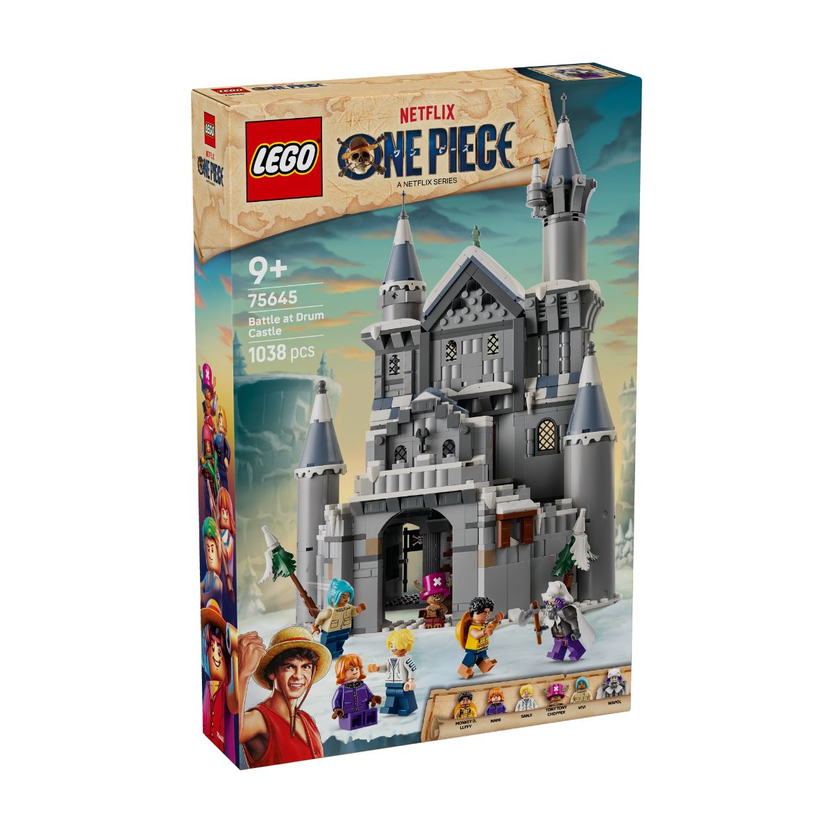 Đồ Chơi Lắp Ráp Trận Chiến Tại Lâu Đài Drum LEGO ONE PIECE 75645 (1038 Chi Tiết)