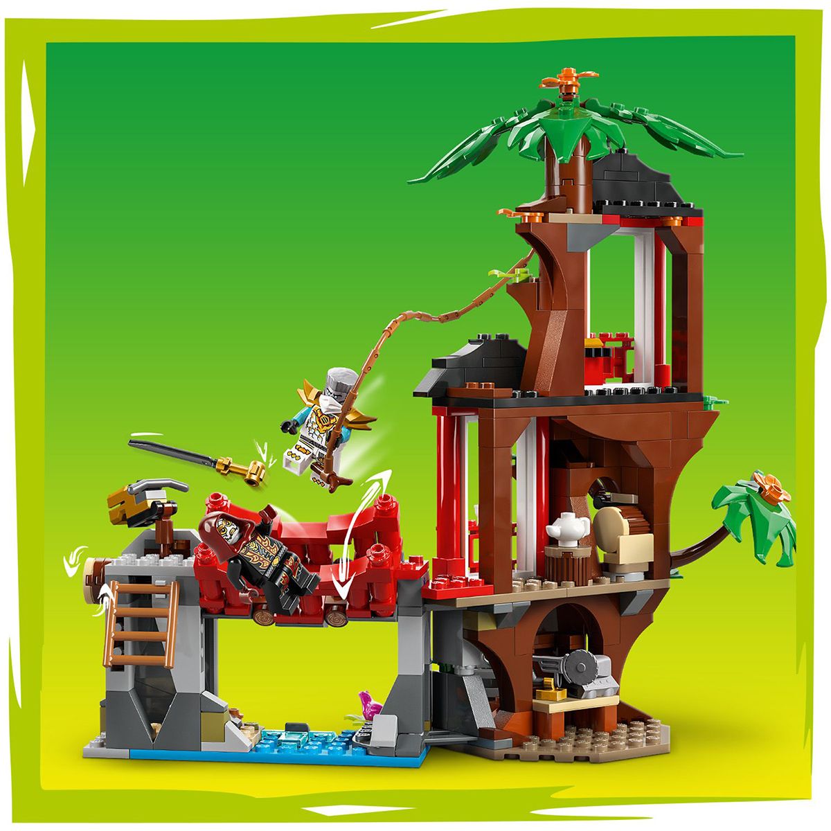 Đồ Chơi Lắp Ráp Trận Chiến Tại Nhà Cây LEGO NINJAGO 71857 (642 chi tiết)