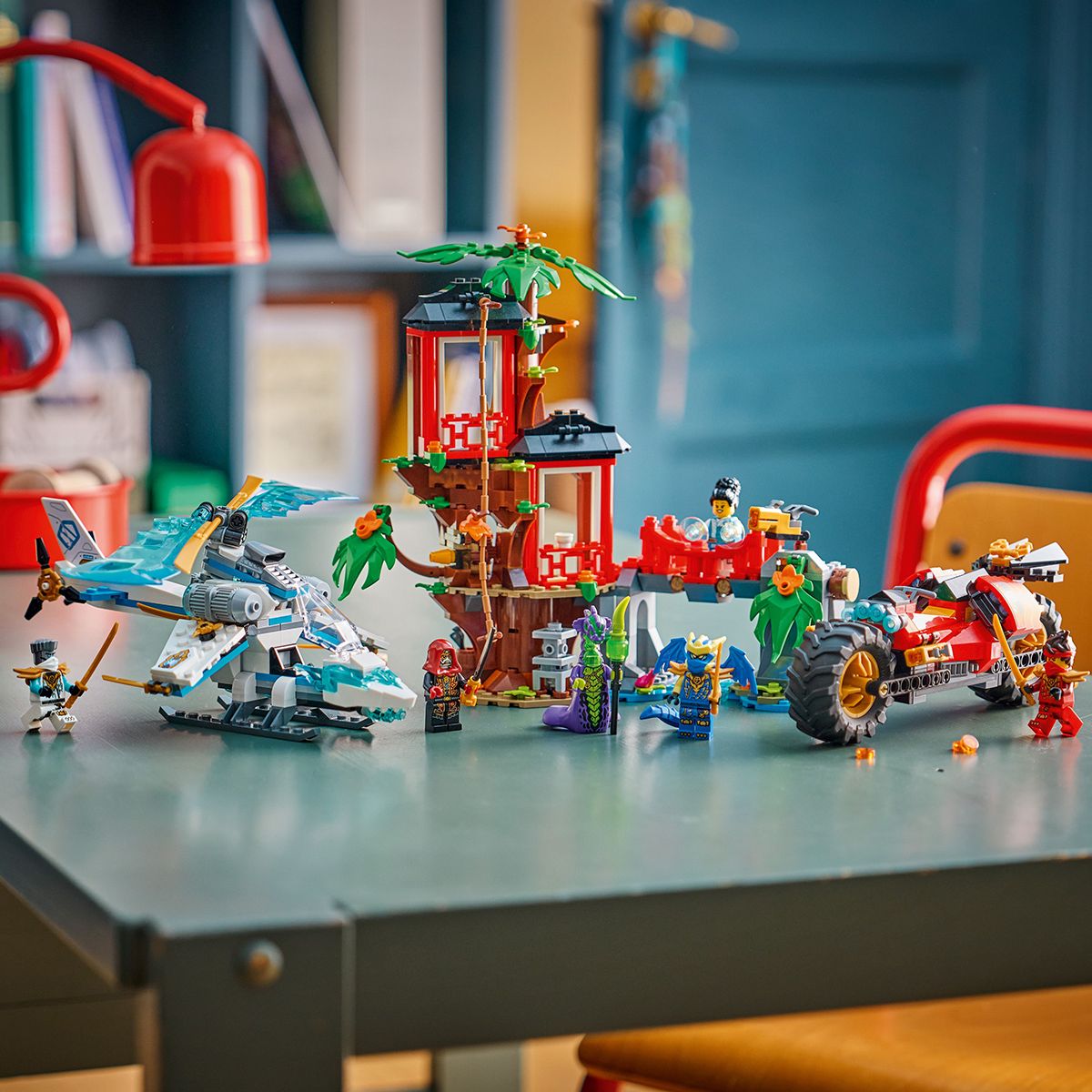 Đồ Chơi Lắp Ráp Trận Chiến Tại Nhà Cây LEGO NINJAGO 71857 (642 chi tiết)