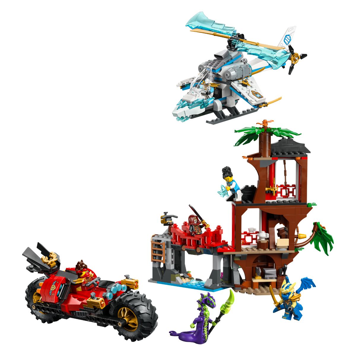 Đồ Chơi Lắp Ráp Trận Chiến Tại Nhà Cây LEGO NINJAGO 71857 (642 chi tiết)