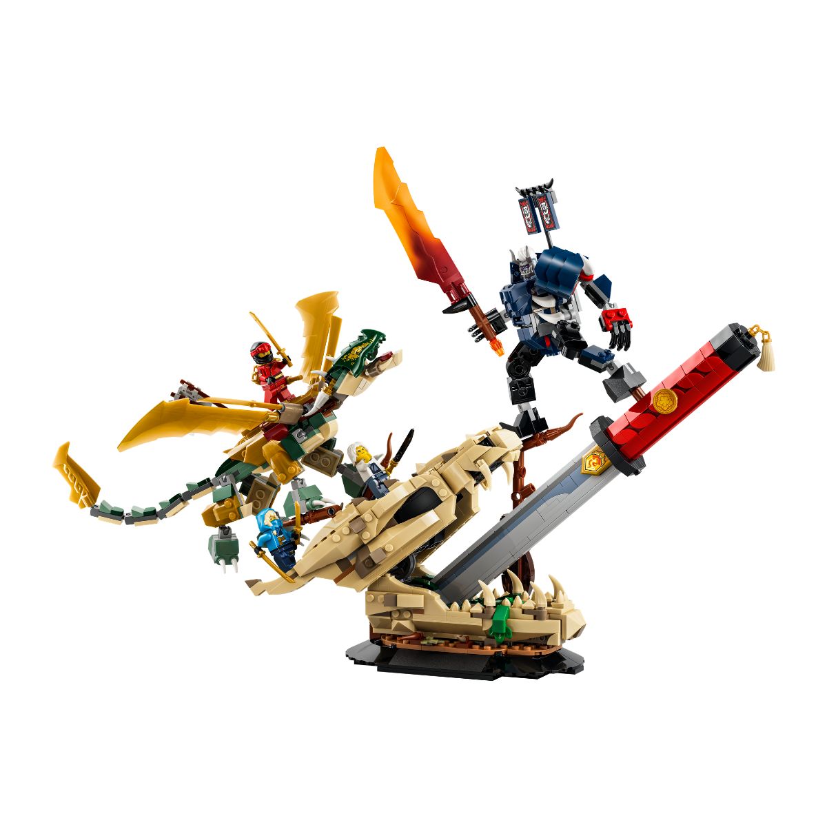 Đồ Chơi Lắp Ráp Trận Chiến Tại Thanh Long Kiếm LEGO NINJAGO 71871 (1016 chi tiết)