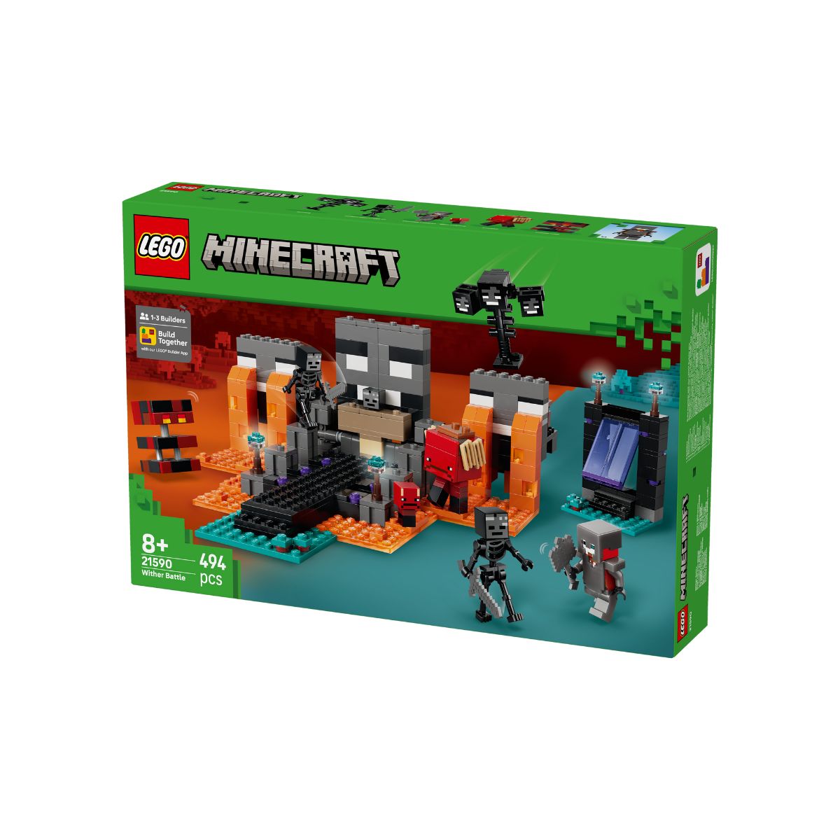 Đồ Chơi Lắp Ráp Trận Chiến Với Wither LEGO MINECRAFT 21590 (494 chi tiết)