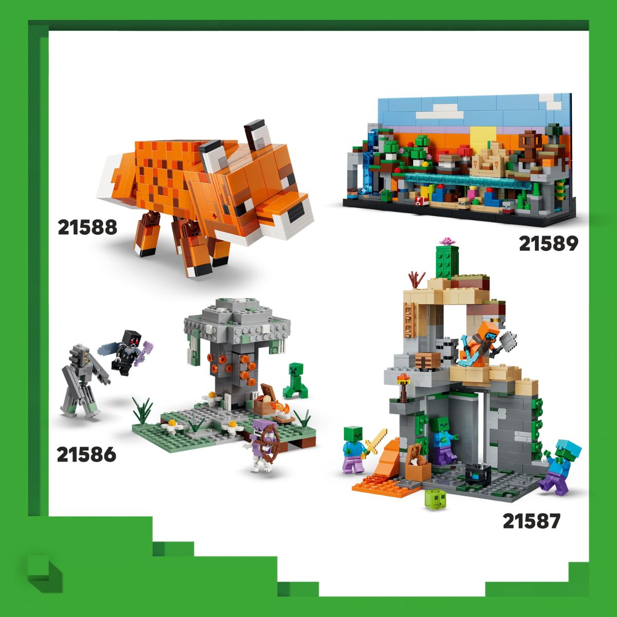 Đồ Chơi Lắp Ráp Trận Chiến Với Wither LEGO MINECRAFT 21590 (494 chi tiết)