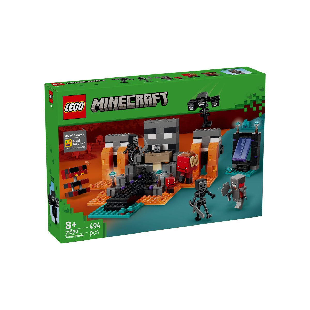 Đồ Chơi Lắp Ráp Trận Chiến Với Wither LEGO MINECRAFT 21590 (494 chi tiết)
