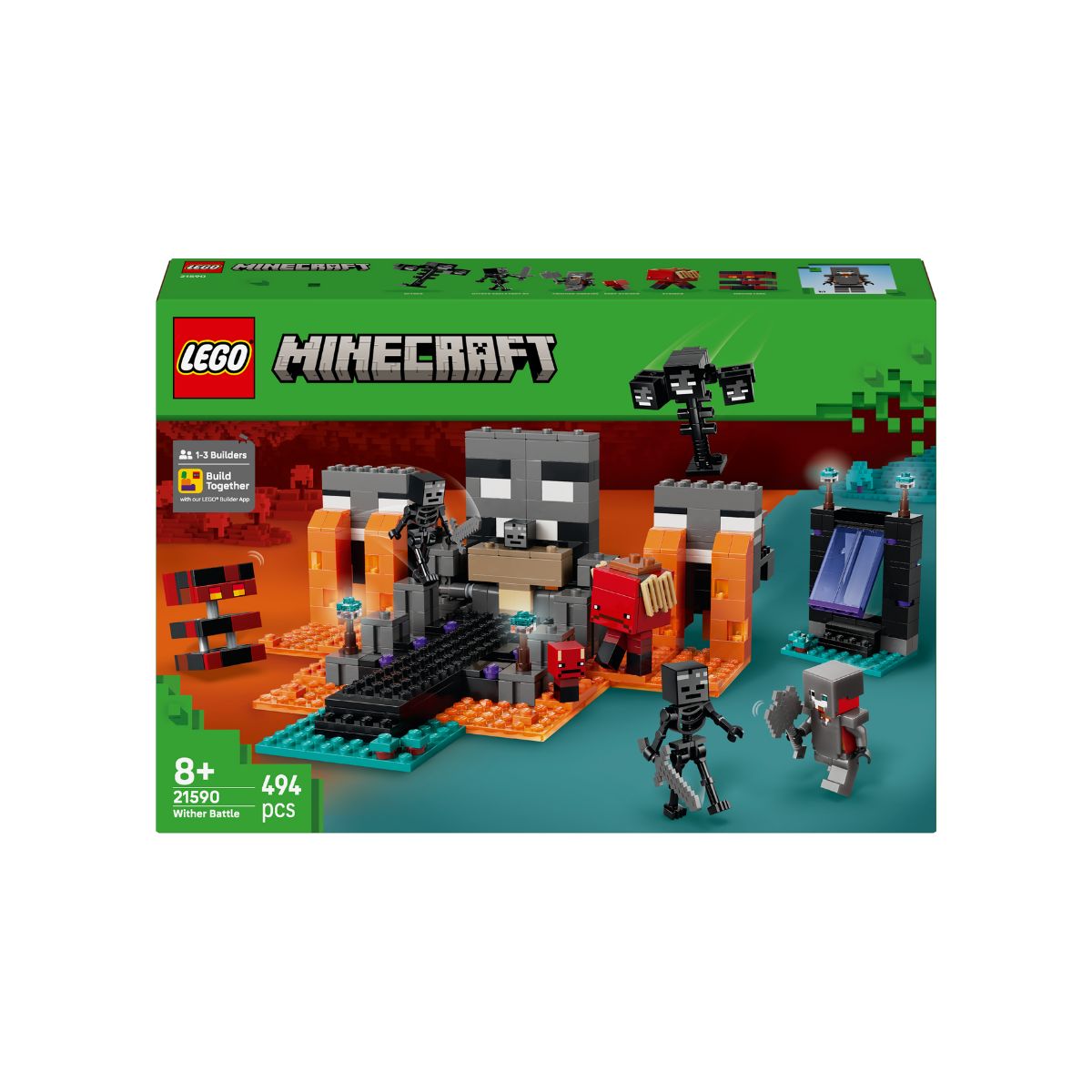 Đồ Chơi Lắp Ráp Trận Chiến Với Wither LEGO MINECRAFT 21590 (494 chi tiết)