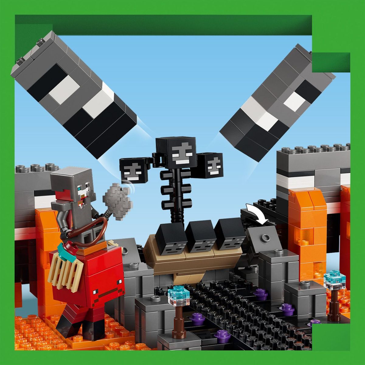 Đồ Chơi Lắp Ráp Trận Chiến Với Wither LEGO MINECRAFT 21590 (494 chi tiết)