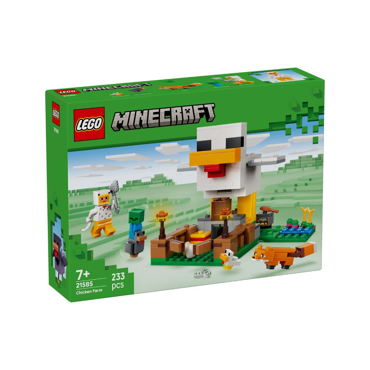 Đồ Chơi Lắp Ráp Trang Trại Gà LEGO MINECRAFT 21585 (233 chi tiết)