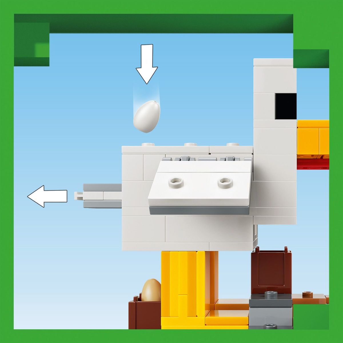 Đồ Chơi Lắp Ráp Trang Trại Gà LEGO MINECRAFT 21585 (233 chi tiết)