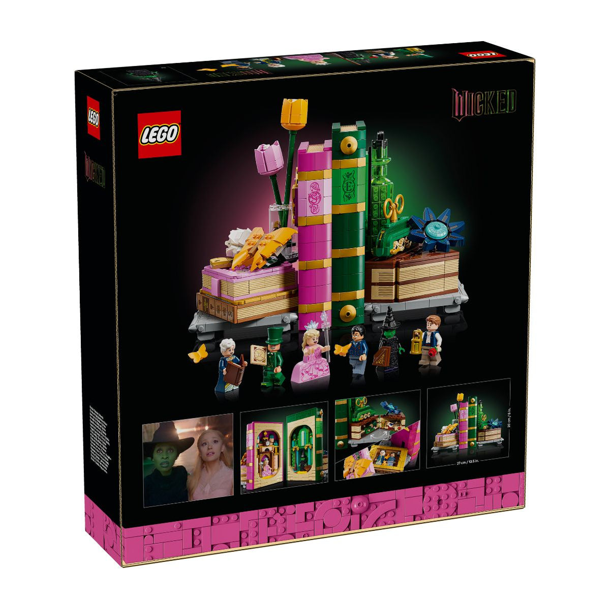 Đồ Chơi Lắp Ráp Trang Trí Kệ Sách Glinda & Elphaba LEGO SEASONS AND OCCASIONS 75691