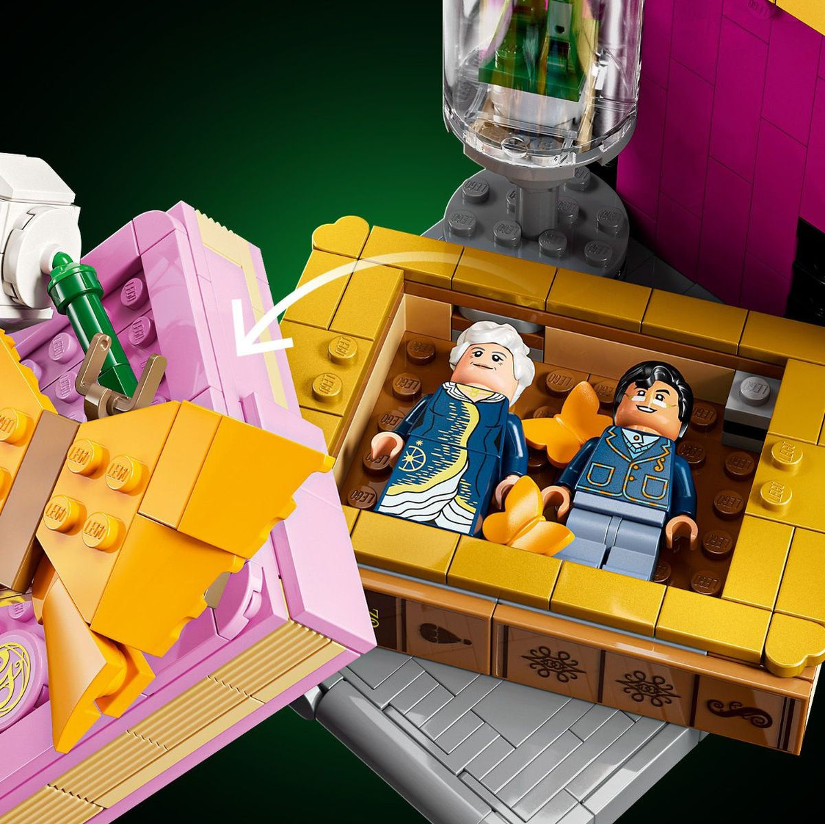 Đồ Chơi Lắp Ráp Trang Trí Kệ Sách Glinda & Elphaba LEGO SEASONS AND OCCASIONS 75691