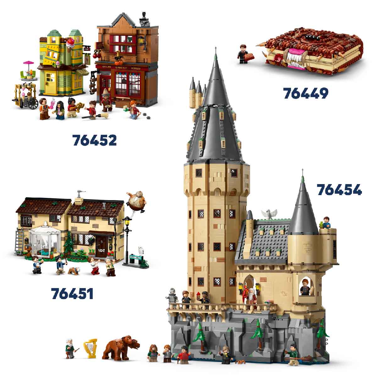 Đồ Chơi Lắp Ráp Trang Trí Kệ Sách: Tàu Tốc Hành Hogwarts LEGO HARRY POTTER 76450 (832 chi tiết)