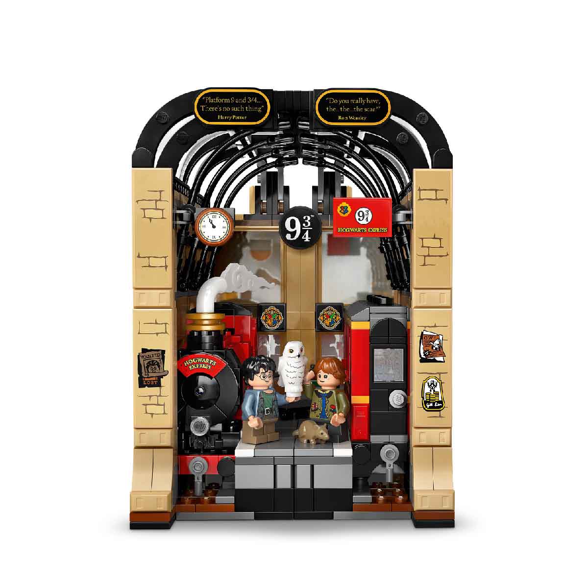 Đồ Chơi Lắp Ráp Trang Trí Kệ Sách: Tàu Tốc Hành Hogwarts LEGO HARRY POTTER 76450 (832 chi tiết)