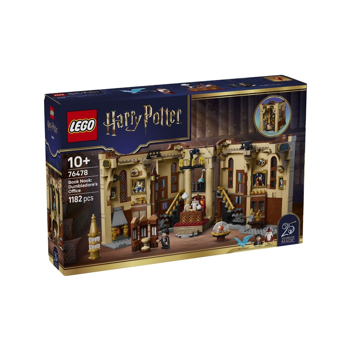 Đồ Chơi Lắp Ráp Trang Trí Kệ Sách Văn Phòng Thầy Dumbledore LEGO HARRY POTTER 76478 (1182 chi tiết)