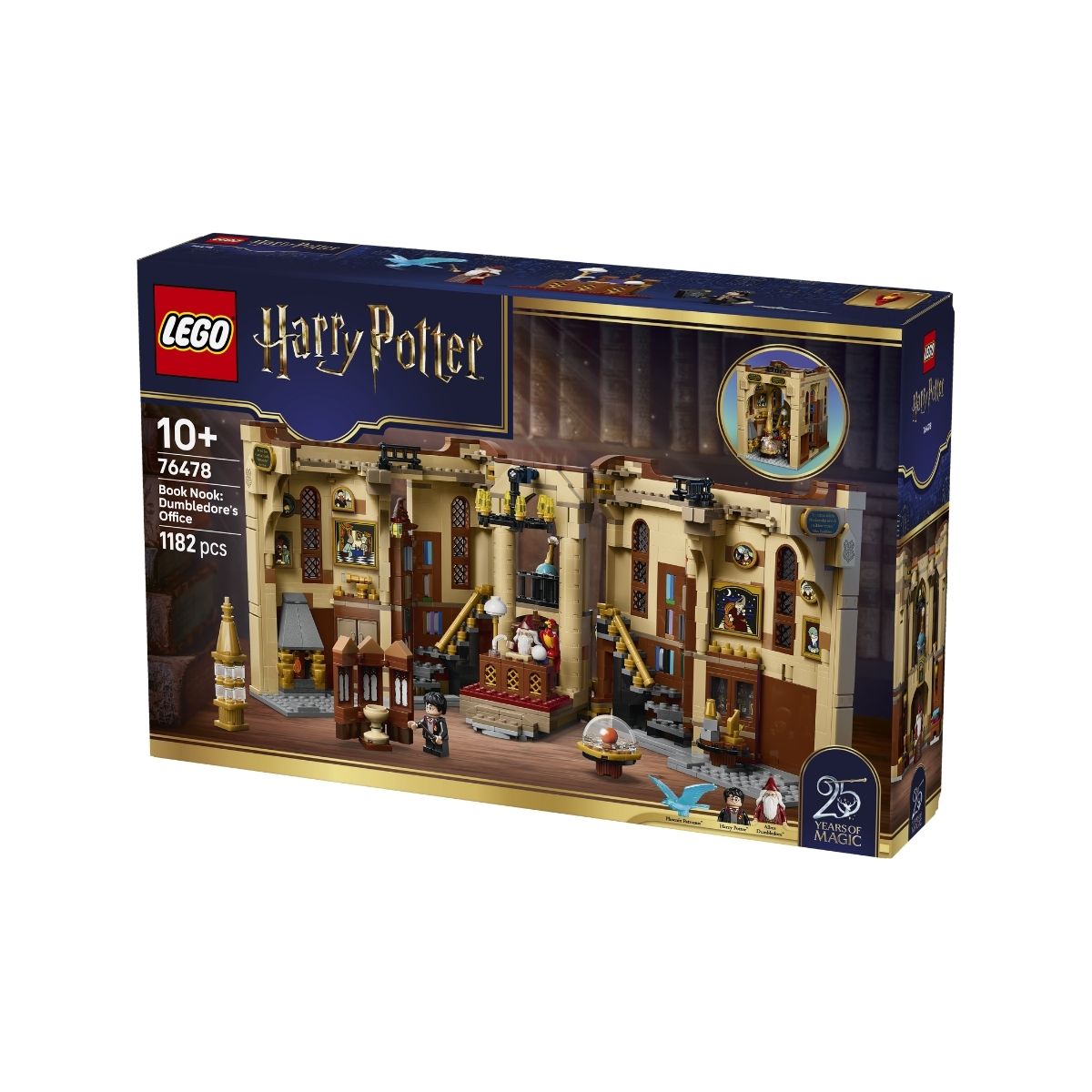 Đồ Chơi Lắp Ráp Trang Trí Kệ Sách Văn Phòng Thầy Dumbledore LEGO HARRY POTTER 76478 (1182 chi tiết)