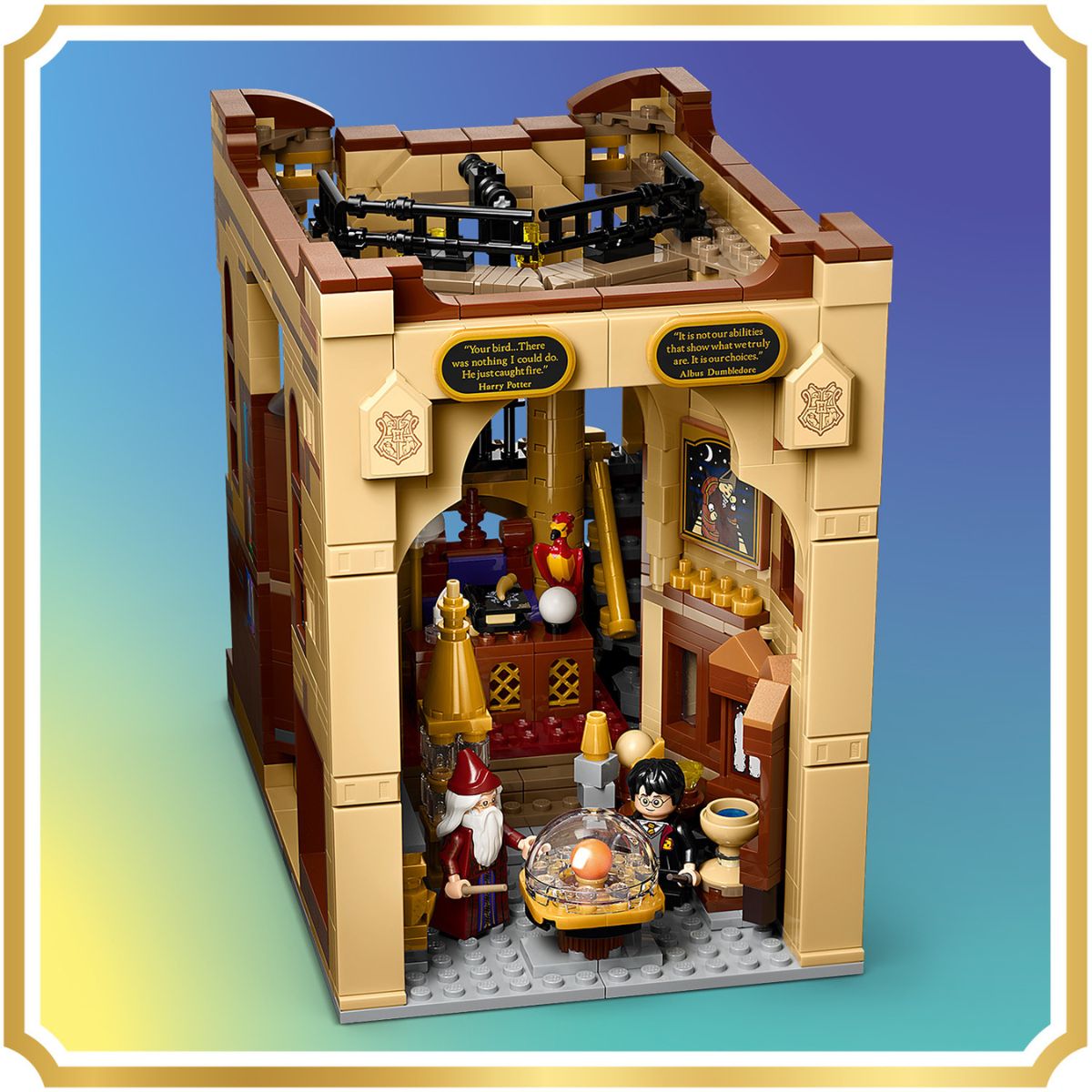 Đồ Chơi Lắp Ráp Trang Trí Kệ Sách Văn Phòng Thầy Dumbledore LEGO HARRY POTTER 76478 (1182 chi tiết)