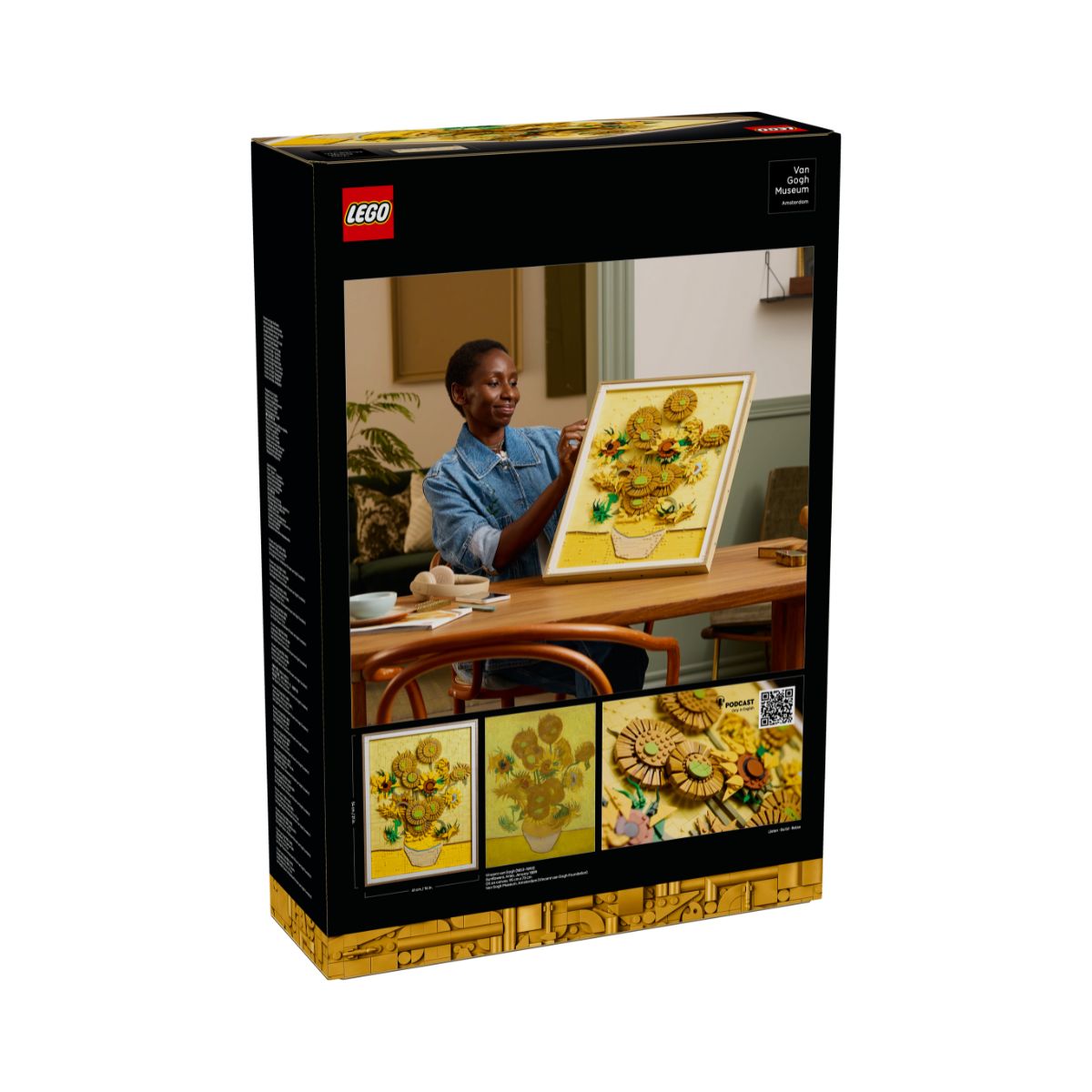 Đồ Chơi Lắp Ráp Tranh Hoa Hướng Dương Của Vincent Van Gogh LEGO ART 31215