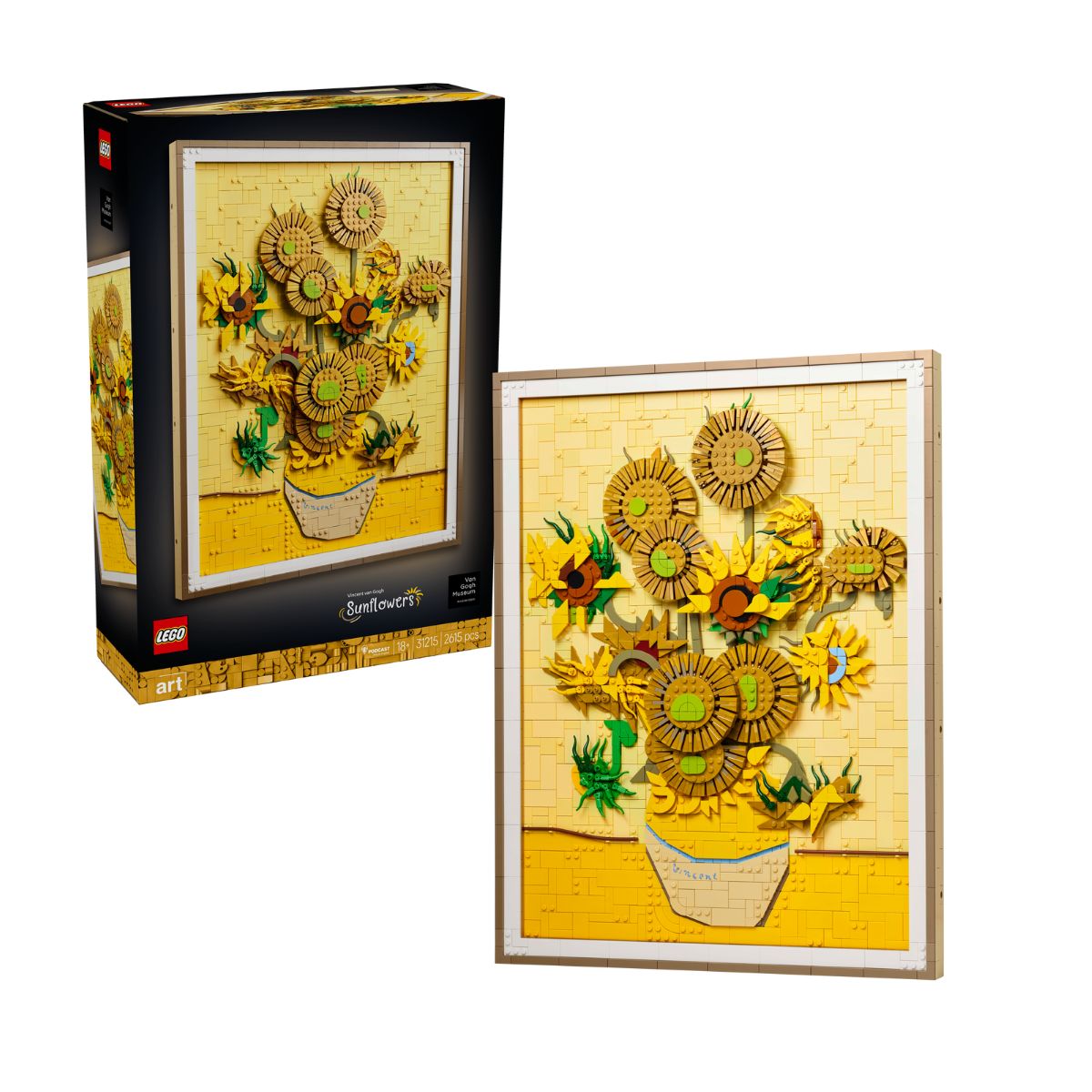 Đồ Chơi Lắp Ráp Tranh Hoa Hướng Dương Của Vincent Van Gogh LEGO ART 31215