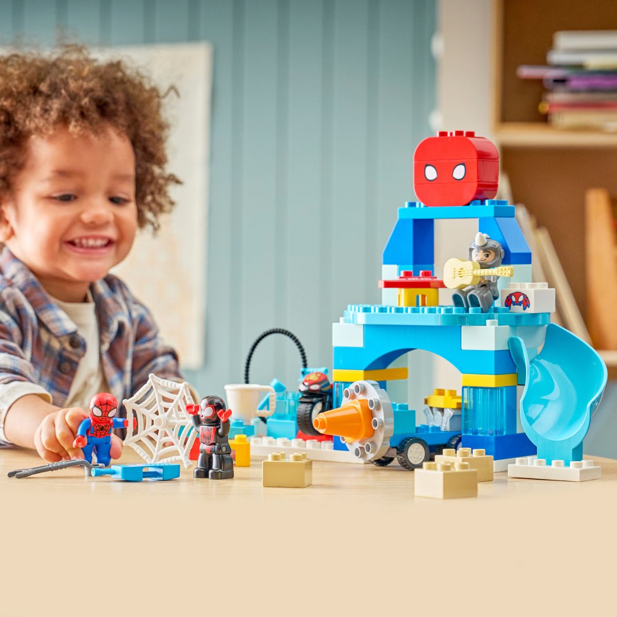 Đồ Chơi Lắp Ráp Trụ Sở Người Nhện Nhí Team Spidey LEGO DUPLO 10464 (65 chi tiết)