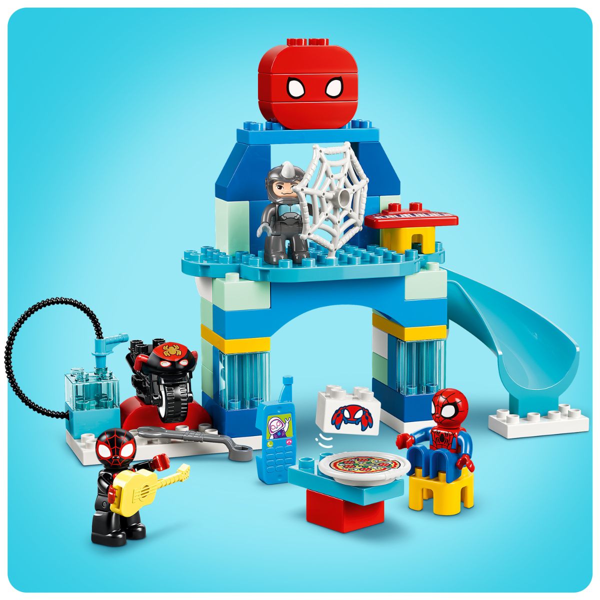 Đồ Chơi Lắp Ráp Trụ Sở Người Nhện Nhí Team Spidey LEGO DUPLO 10464 (65 chi tiết)